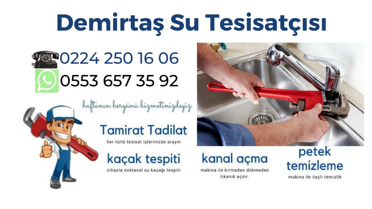 Bursa Demirtaş Su Tesisatçısı