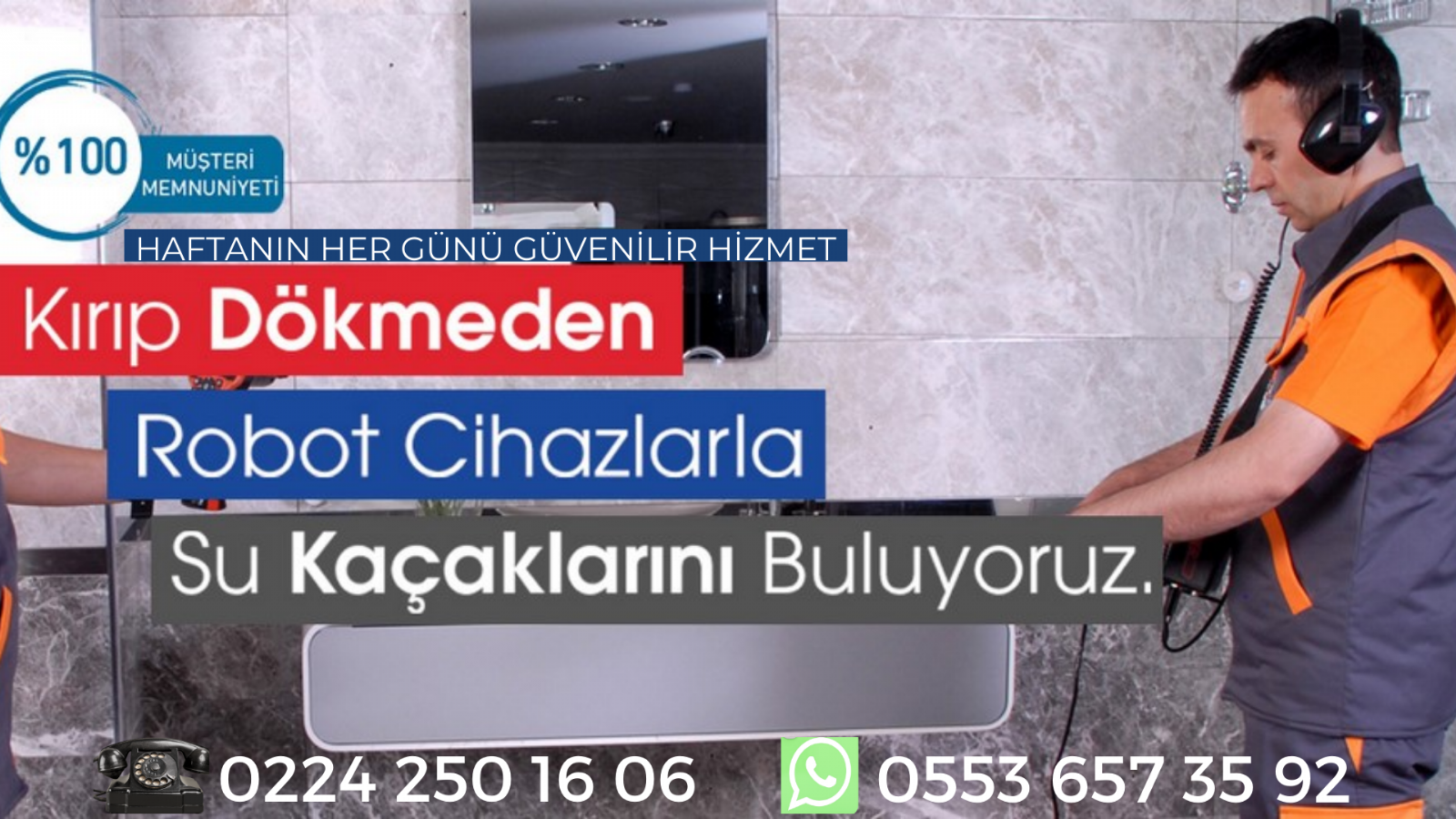 Kameralı Su Kaçağı tespiti Bursa