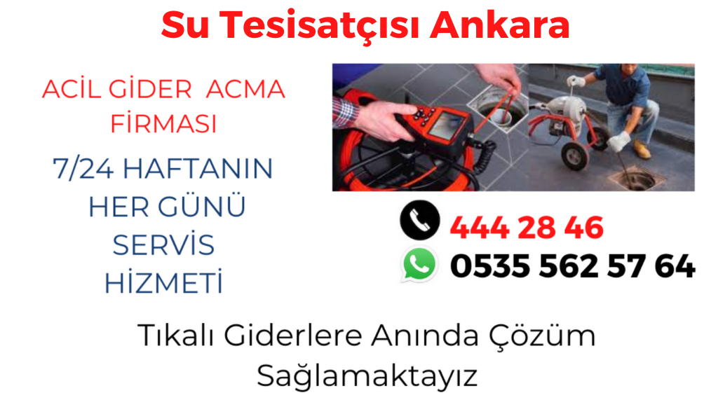 Su Tesisatçısı Ankara 