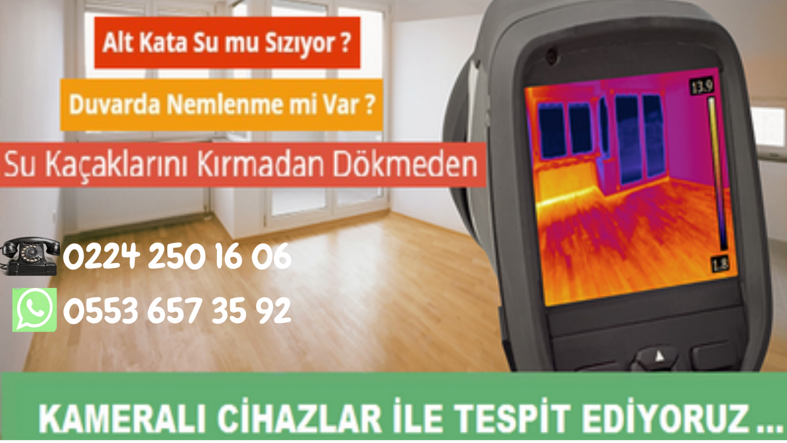 Hamitler Cihazla Su Kaçağı Tespiti 