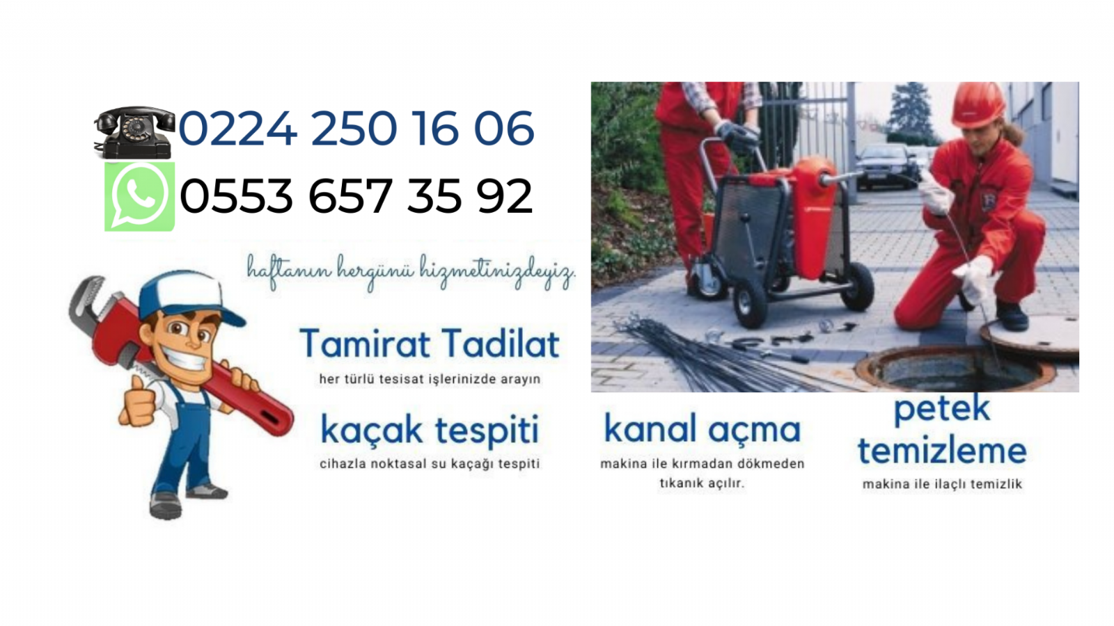 Bursa Logar Tıkanıklığı Açma