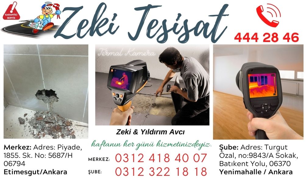 Yenimahalle Su Tesisatçısı | Tesisatçı - Cihazla Noktasal Su Kaçağı Tespiti